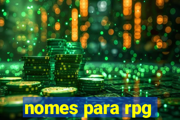 nomes para rpg